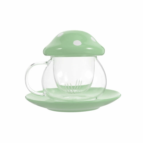 Glass Mushroom Tea Infuser - Cupify