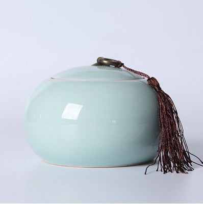 Large Handmade Ceramic Tea Storage Pot - Cupify