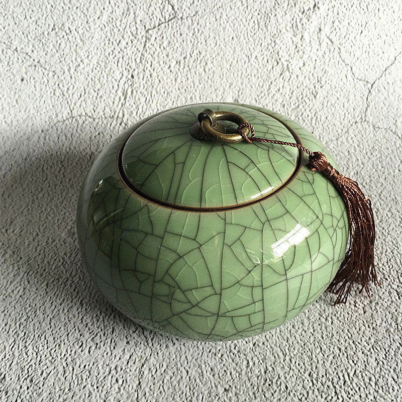 Large Handmade Ceramic Tea Storage Pot - Cupify