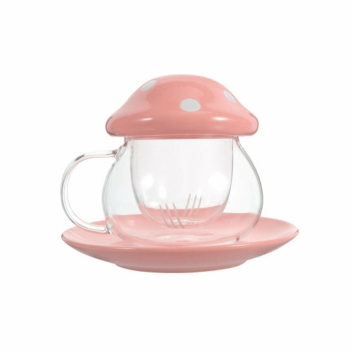 Glass Mushroom Tea Infuser