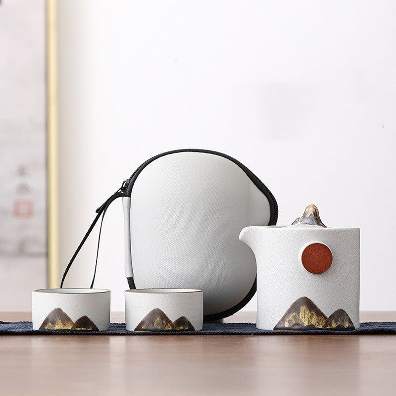 Portable travel tea set - Cupify