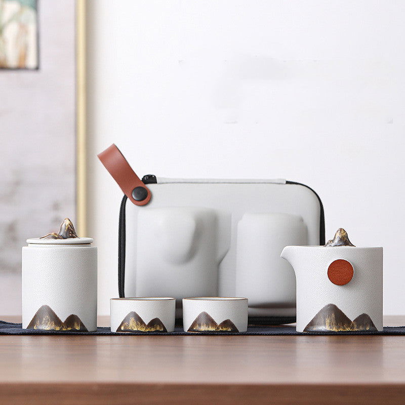 Portable travel tea set - Cupify