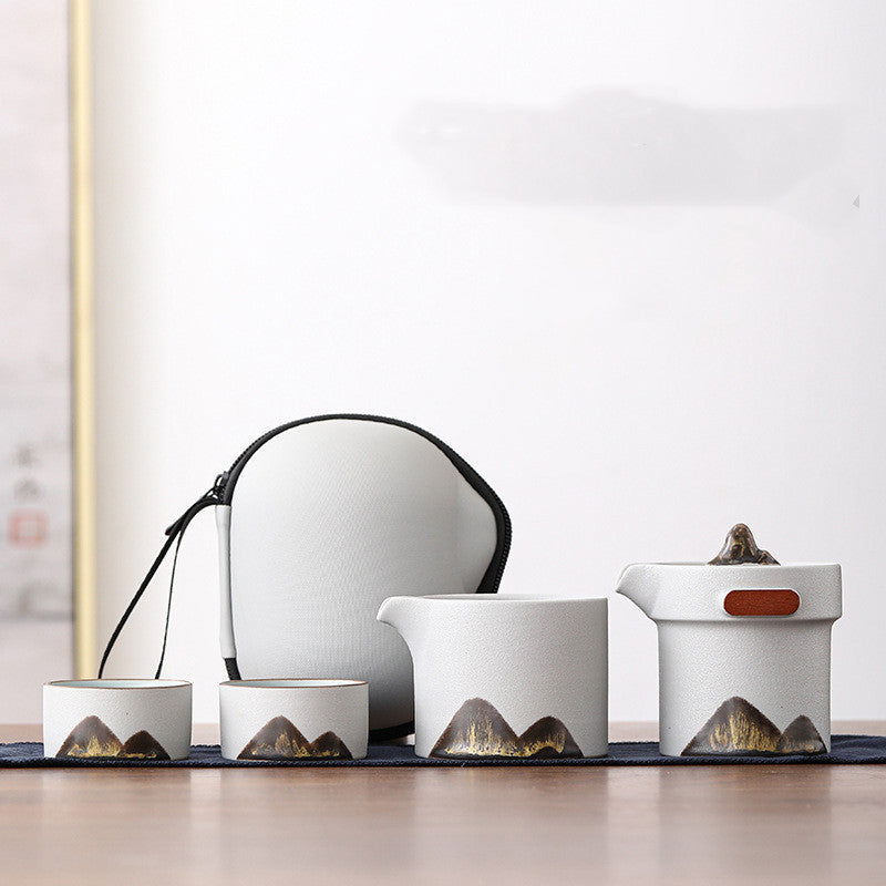 Portable travel tea set - Cupify
