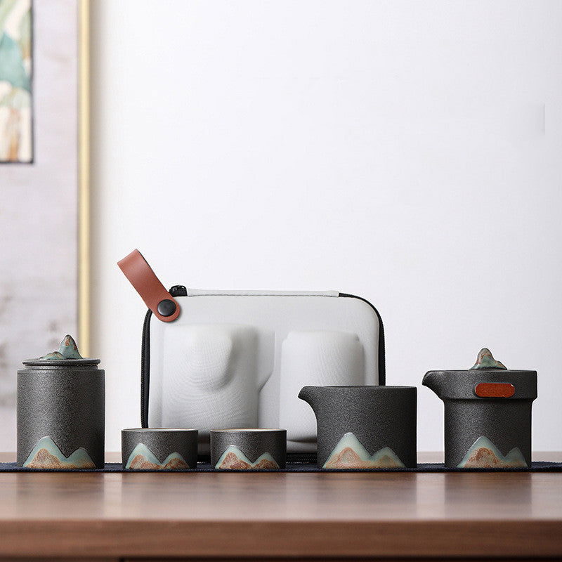 Portable travel tea set - Cupify
