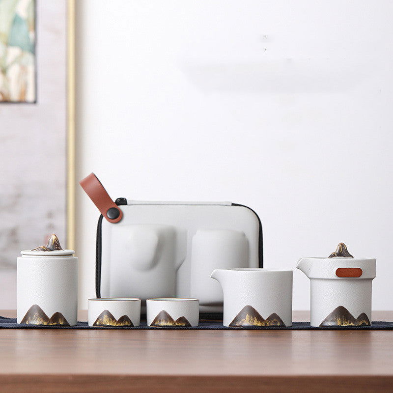 Portable travel tea set - Cupify