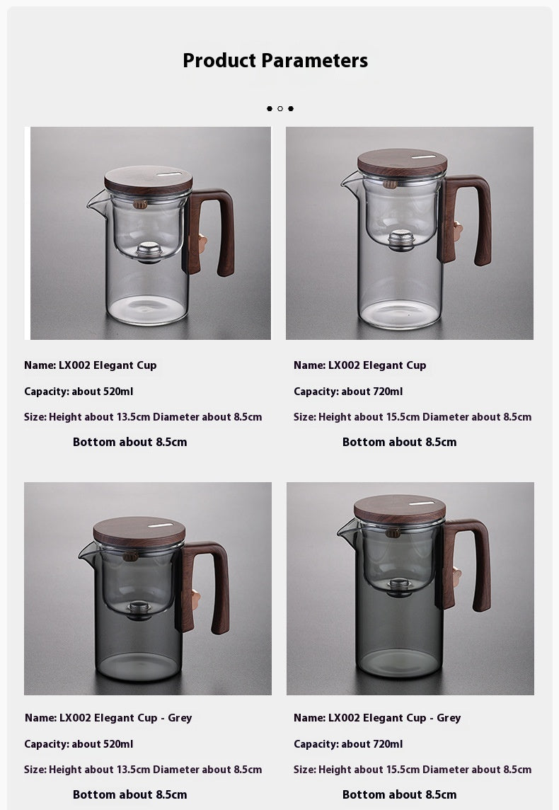 Glass Filter Tea Set Heat-resistant