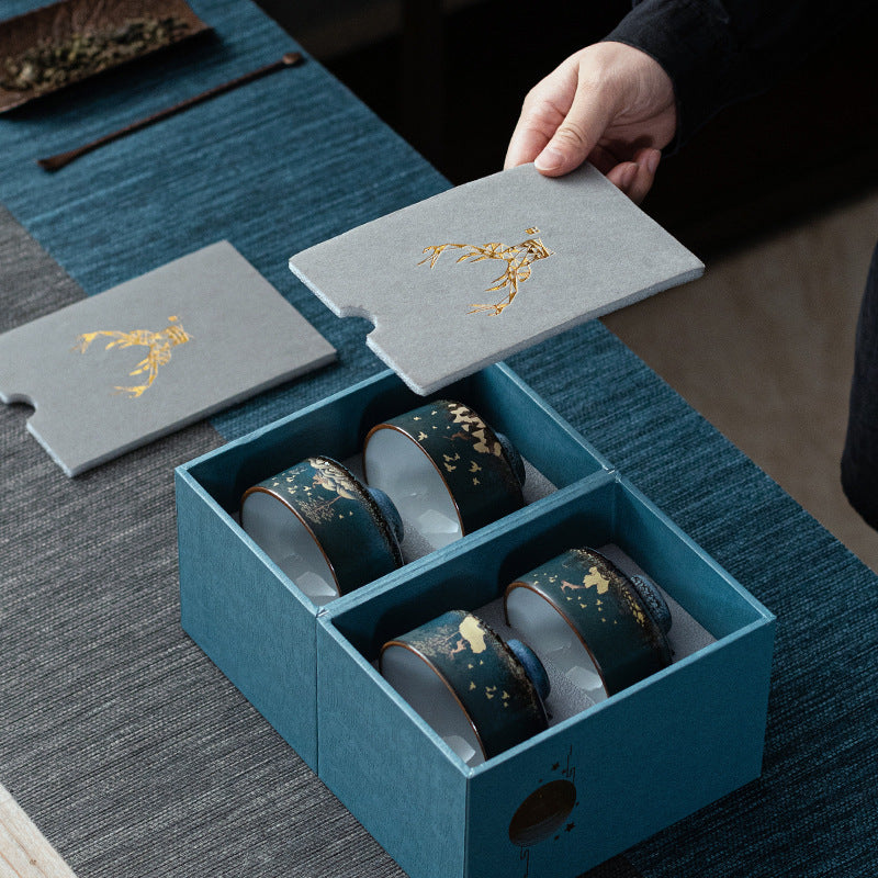 Color Glazed Ceramic Tea Set