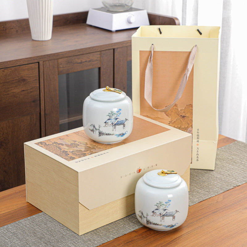 Ceramic Tea Storage Pot Set