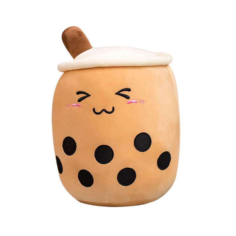 Bubble Milk Boba Tea Fruit Pillow Sooo Cute and Soft - Cupify