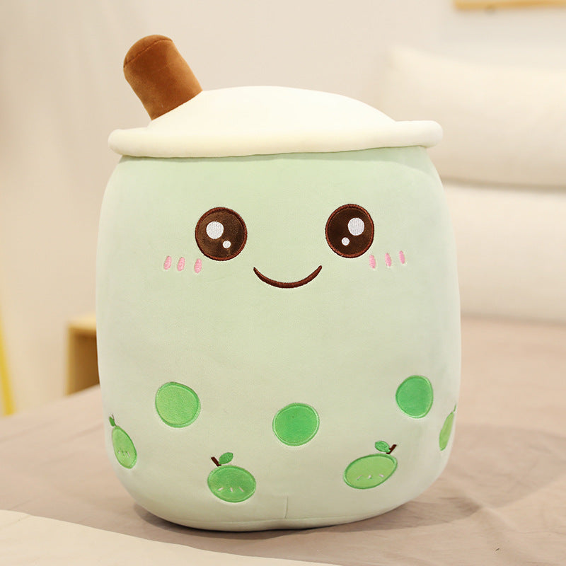 Bubble Milk Boba Tea Fruit Pillow Sooo Cute and Soft - Cupify