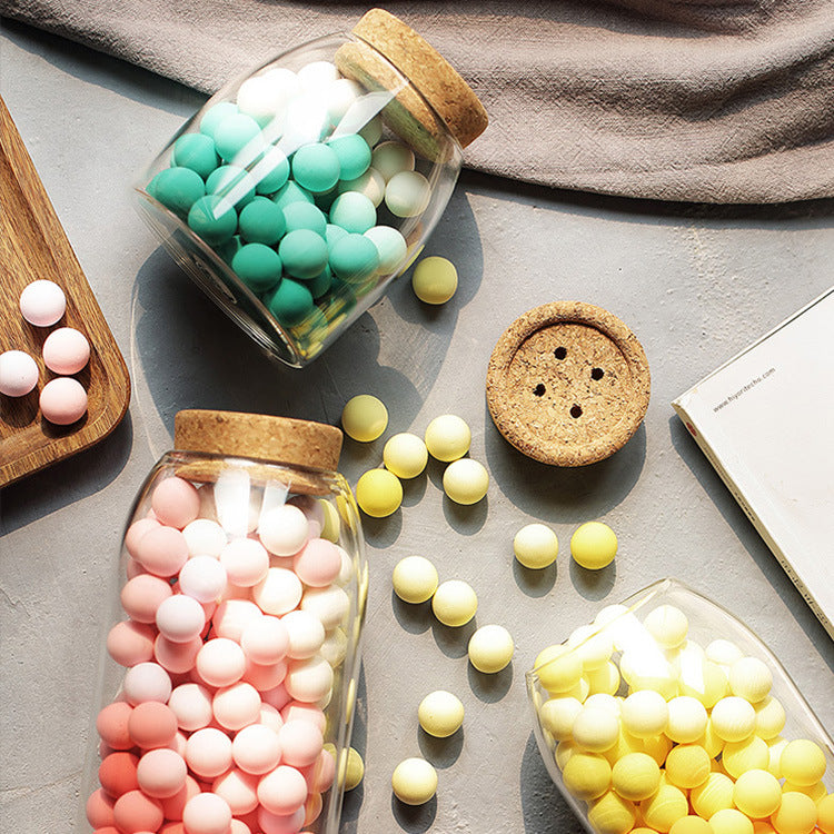 Modern Cork & Glass Tea Storage Jar