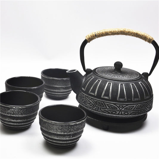 Cast Iron Kettle and Cups Set - Cupify