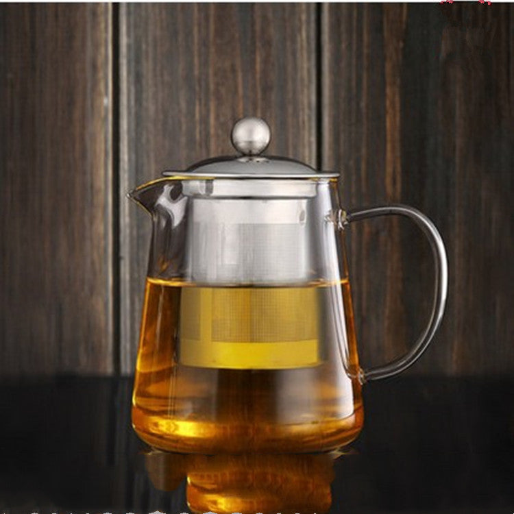 Thickened Glass Infuser Teapot