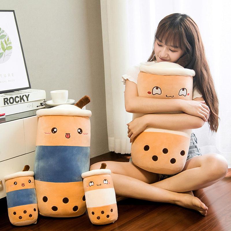 Cupify Bubble Boba Milk Tea Plush Pillow