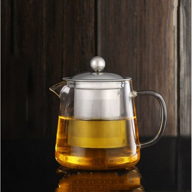 Thickened Glass Infuser Teapot