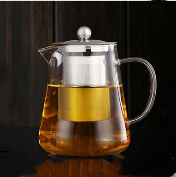 Thickened Glass Infuser Teapot