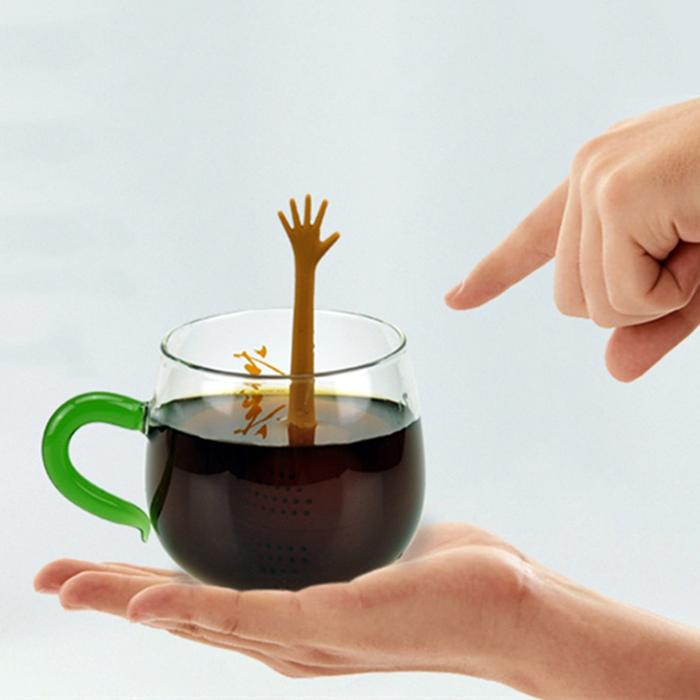 Funny Hand Gestures Tea Infuser - Cupify