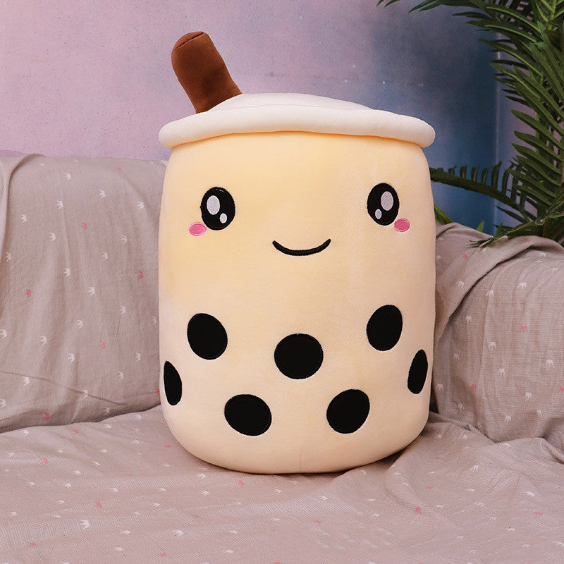 Bubble Milk Boba Tea Fruit Pillow Sooo Cute and Soft - Cupify