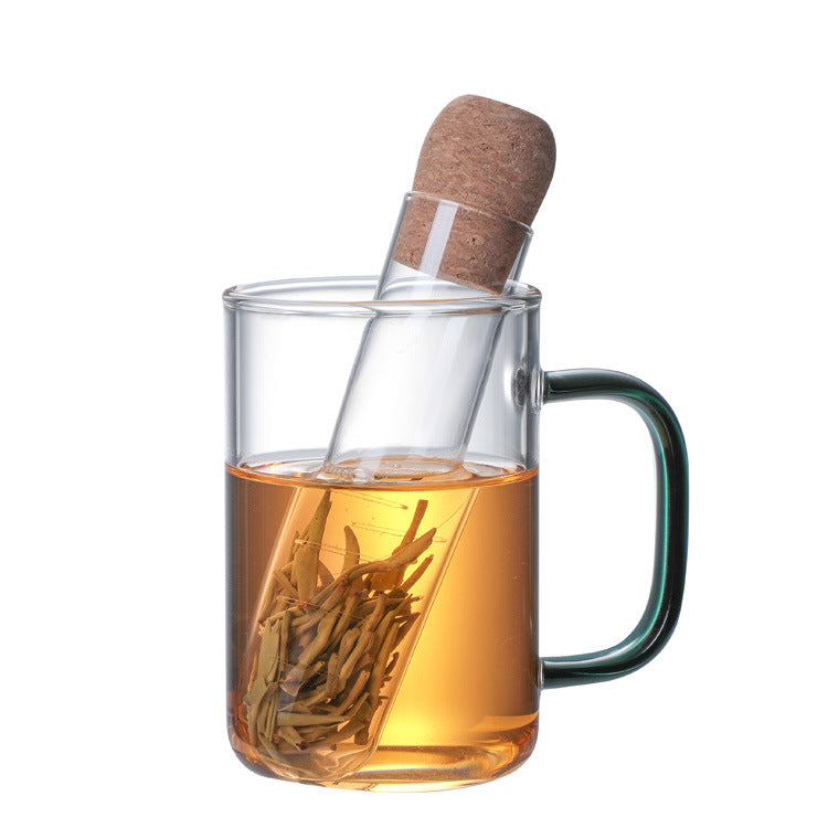 Creative Glass and Cork Tea Infuser