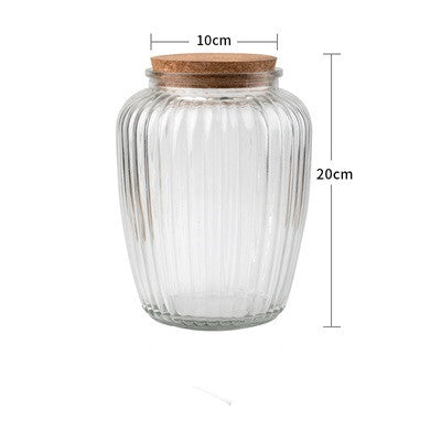 Glass Airtight Jar European Style with Cork - Cupify