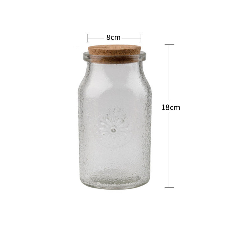 Glass Airtight Jar European Style with Cork - Cupify