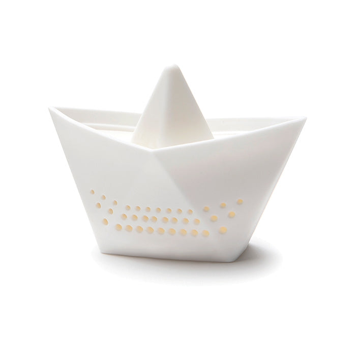 Floating Paper Boat Shaped Porcelain Tea Infuser - Cupify