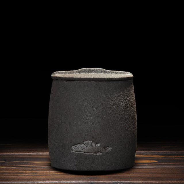 Tangfeng Rough Pottery Tea Storage Pot