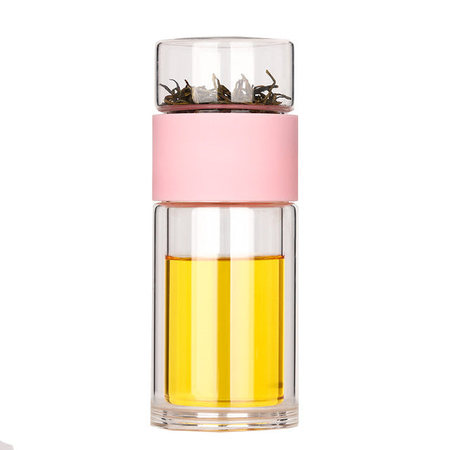 Tea Separation High Borosilicate Glass Portable Tea Cup