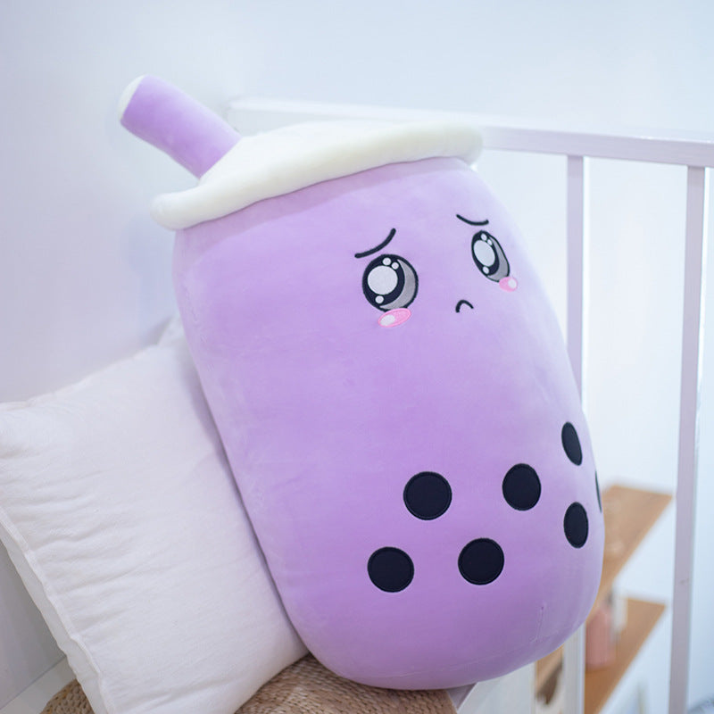 Bubble Milk Boba Tea Fruit Pillow Sooo Cute and Soft - Cupify