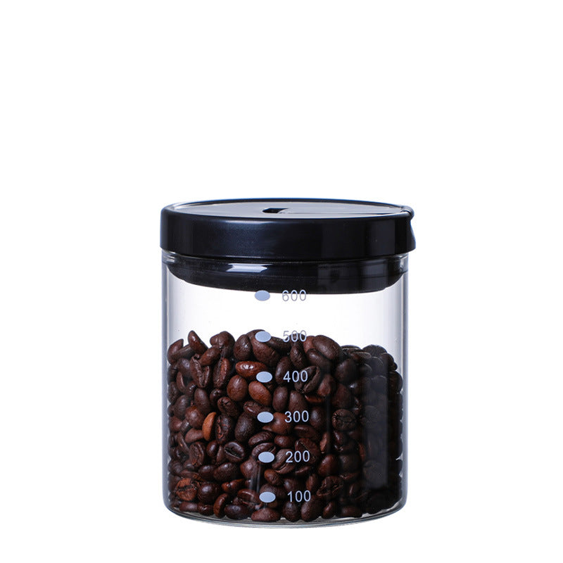 Glass Storage Coffee Tea Airtight Jar