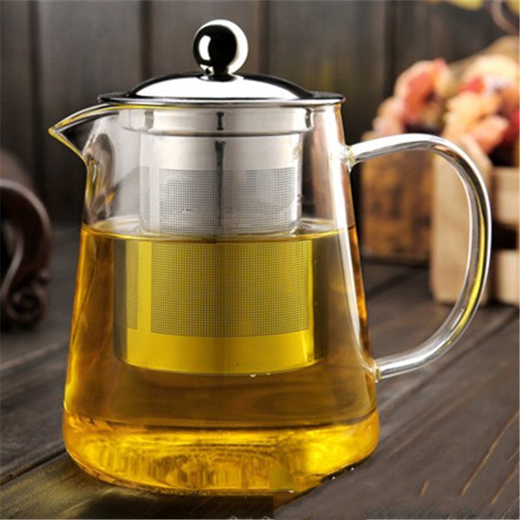 Thickened Glass Infuser Teapot