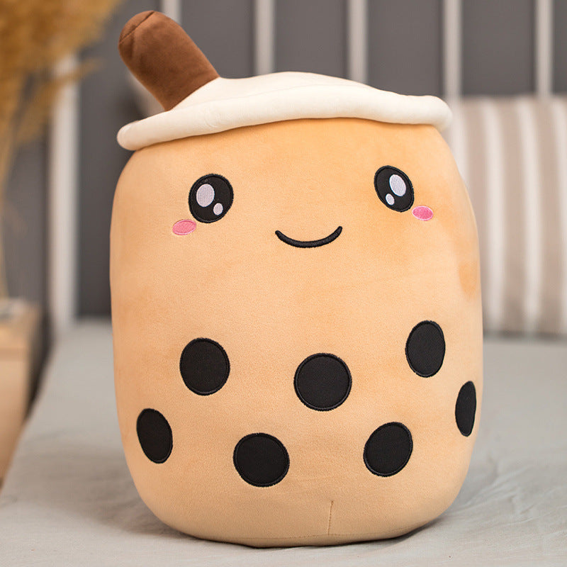 Bubble Milk Boba Tea Fruit Pillow Sooo Cute and Soft - Cupify