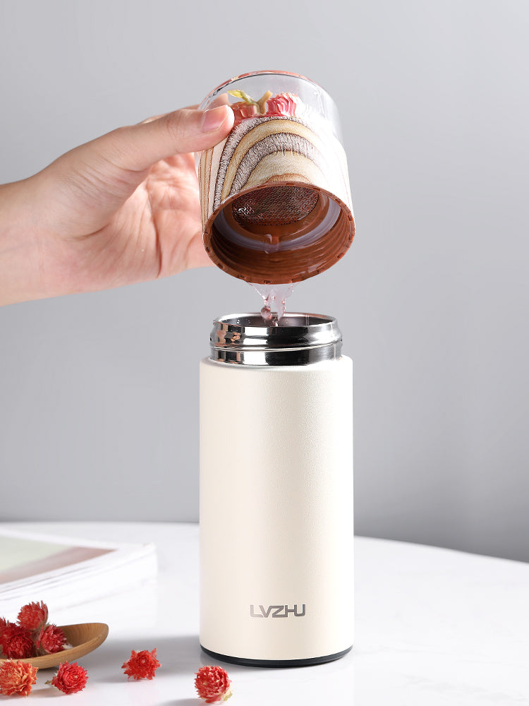 Stylish Water Bottle Tea Separation Mug