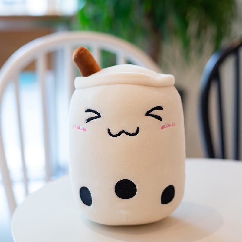 Bubble Milk Boba Tea Fruit Pillow Sooo Cute and Soft - Cupify