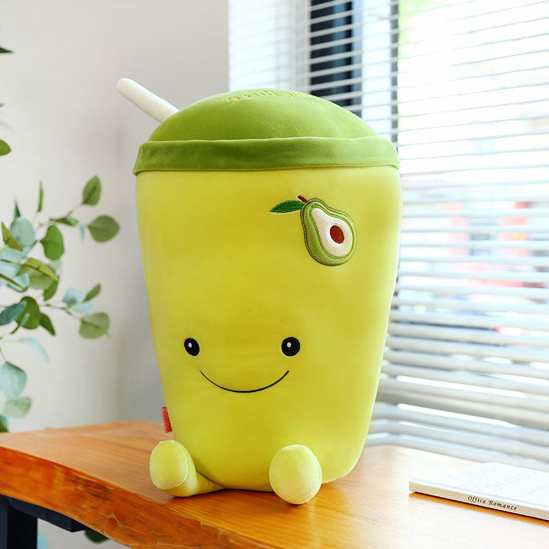 Fruit Milk Tea Plushie Pillow - Cupify