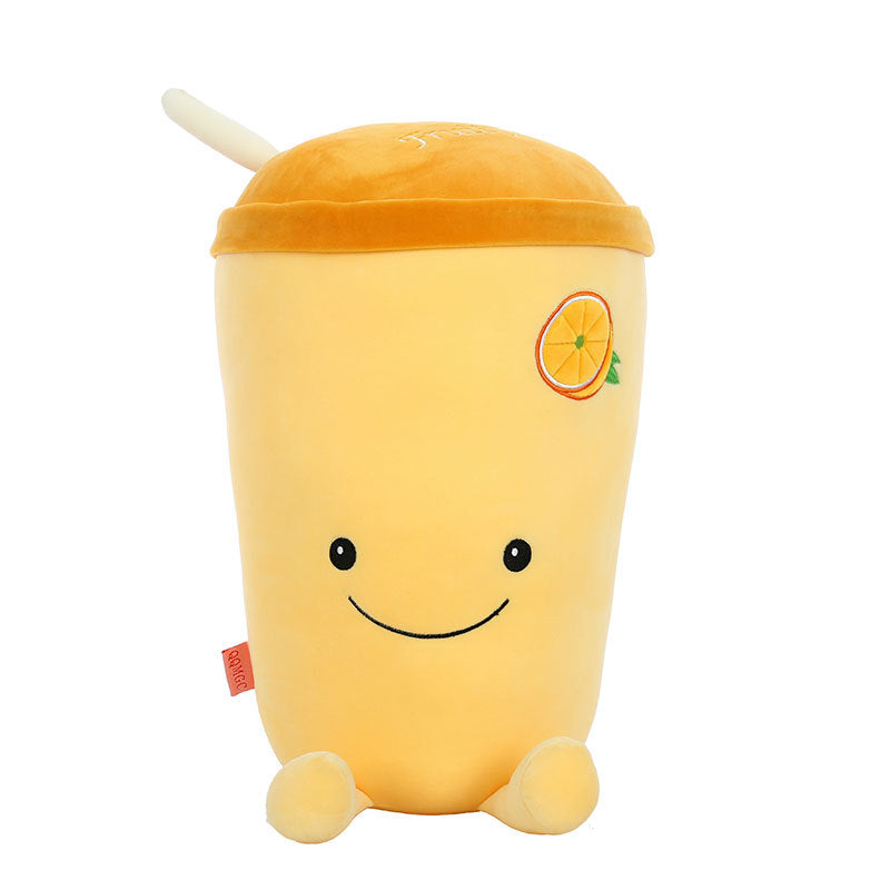 Bubble Milk Boba Tea Fruit Pillow Sooo Cute and Soft