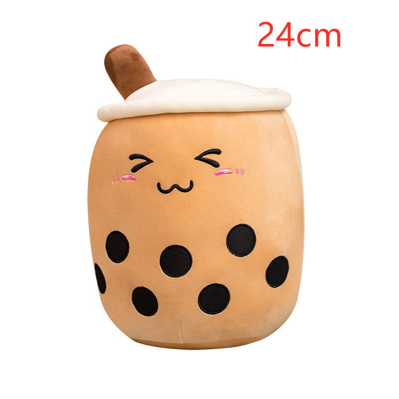 Bubble Milk Boba Tea Fruit Pillow Sooo Cute and Soft - Cupify