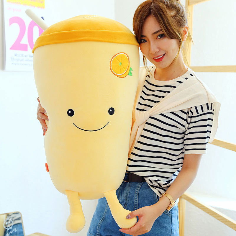 Fruit Milk Tea Plushie Pillow - Cupify
