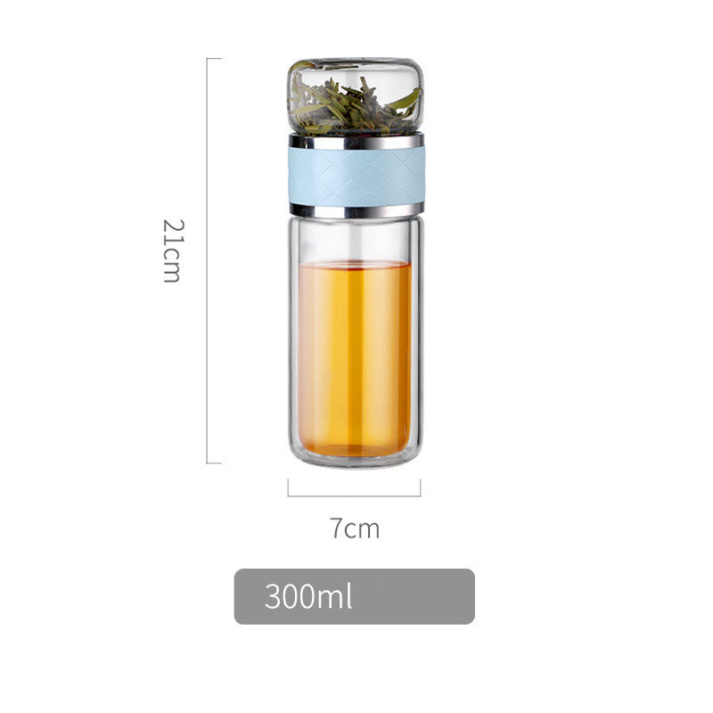 Glass Portable Tea Separation Bottle with Case - Cupify