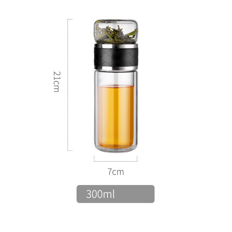 Glass Portable Tea Separation Bottle with Case - Cupify