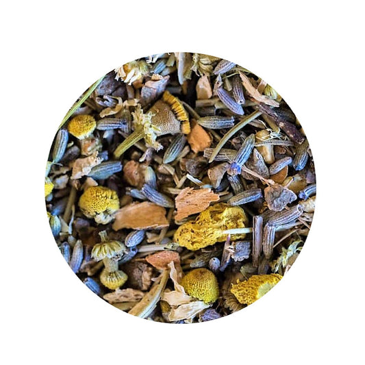 Muscle Rest Tea Chamomile Valerian St John's Wort Rosemary