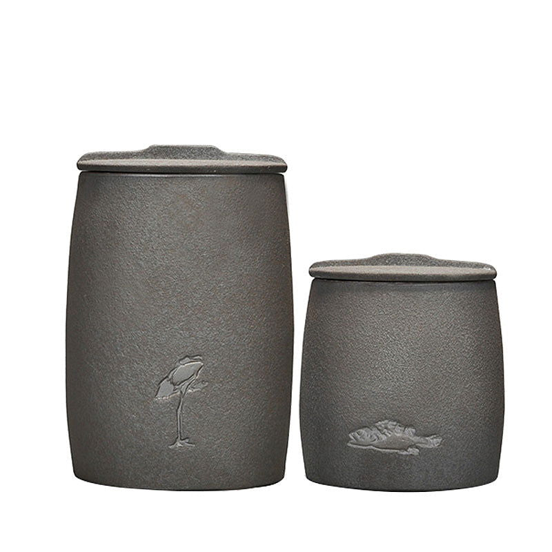 Tangfeng Rough Pottery Tea Storage Pot - Cupify