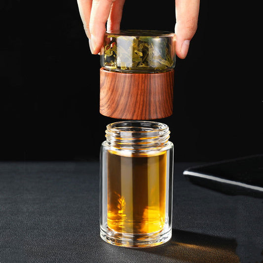 Tea Separation Portable Tea Bottle with Case - Cupify Cupify
